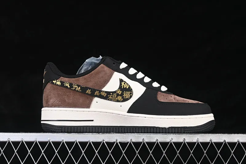 All Categories Nk Air Force 1 Air Force Series Nk Air Force 1 Low Air Force Low Nike Air Force 1'07 Low Year of the Horse Limited Black Brown Suede Air Force One Low Casual Shoes XD0028-010